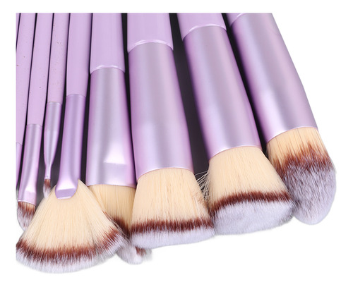 18pcs Makeup Brush Set Artificial Fiber Fashionable Soft Syn