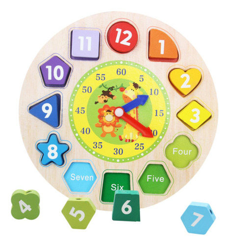 K Reloj Clasificador De Formas, Reloj De, Juguete,