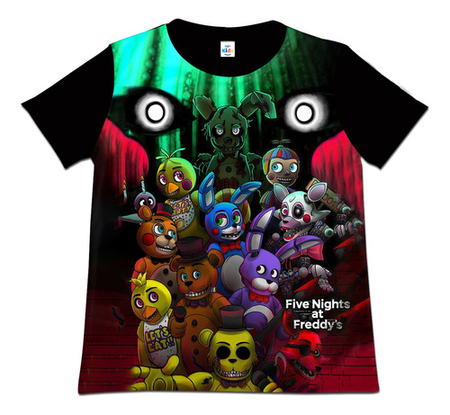 Franela Para Niño Five Nights At Freddy's Freddys Poliester