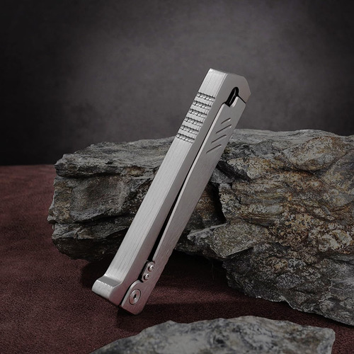 Cuchillo De Bolsillo 10moons D2 23.11 Cm Edc Gris