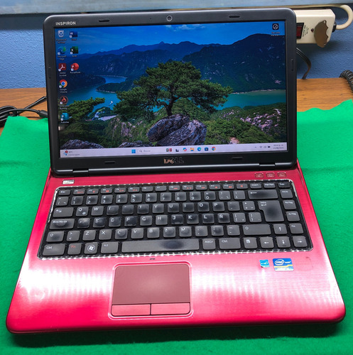 Laptop Dell Inspiron N411z Core I5 Ram 8gb Ssd 480gb Win 11 Rojo (Usado)
