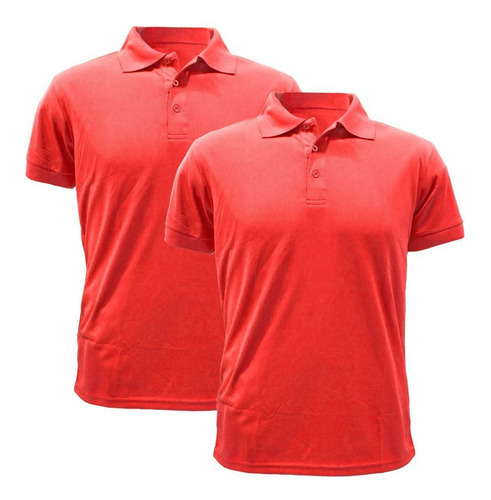 Remera Polo Dry Cool Adulto Sublimable Pack X2 Disershop