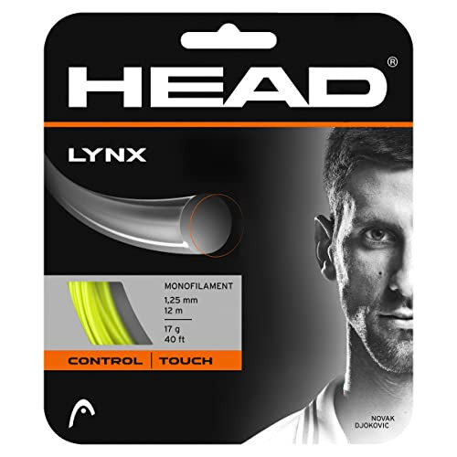 Head Lynx Tennis Racket String 40' Set - 16 Gauge Monofilame