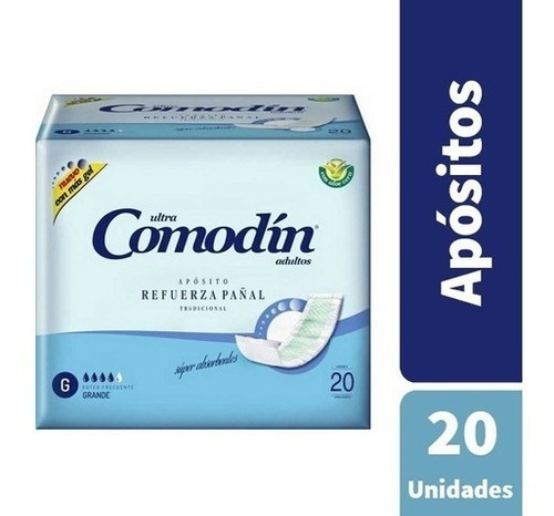 Comodín Refuerza Pañal Inc. Fuerte G X 20 Unid. S/ Adhesivo