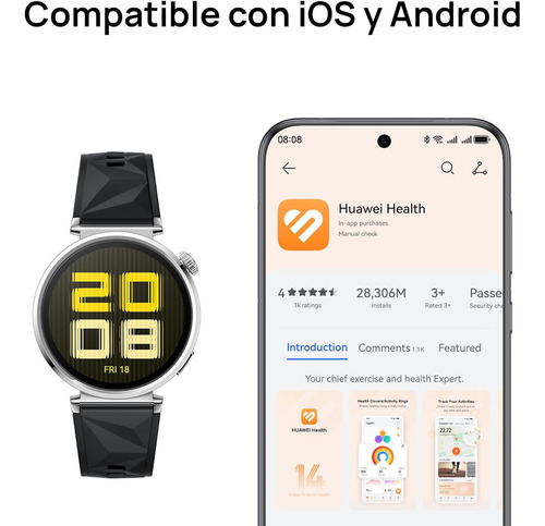 Smartwatch Huawei Watch Gt 5 1.32 41mm Negro