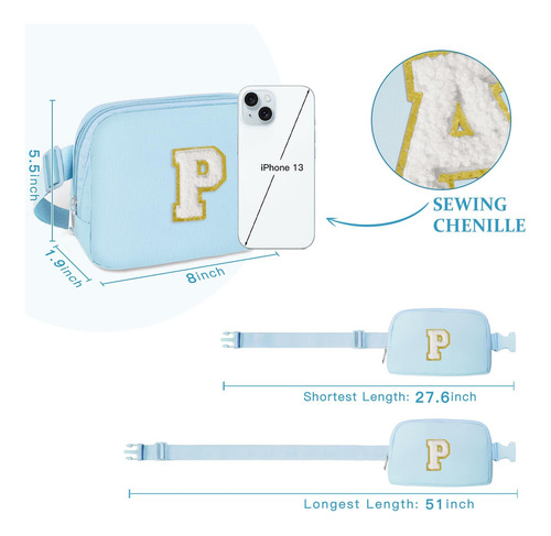 Bolso Coshaysoo Blue Bag Con Cinturón Banny Pack Small Bando