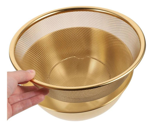 Cesta De Drenaje, Tazón De Colador De Acero Inoxidable,