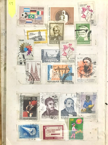 Libro De Estampillas Argentina Y Otras Naciones Colección (Usado)