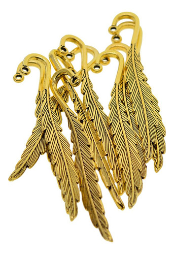 10 Piezas De Libro De Abalorios De Grandes Accesorios Dorado