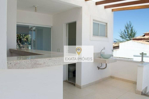 Imagem 2 de 26 de Casa Linear, Piscina/terraço, Á 50m Da Rodovia, Rio Das Ostras. - Ca0537