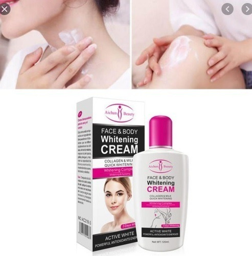 Crema Aclarante Piel Blanqueadora Hidratante Corporal Suave