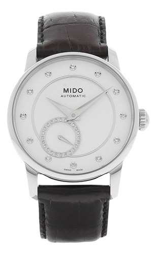 Reloj Mido Para Dama En Acero Inoxidable Correa Piel.