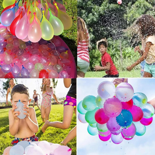 . Fiesta En La Piscina Con Globos De Agua De 777 Colores