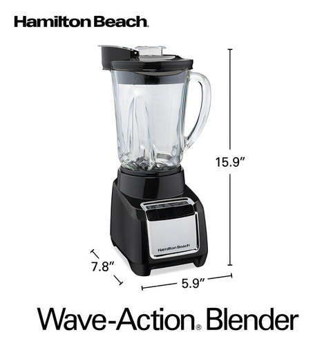 Licuadora Hamilton Beach 53521fg Negro