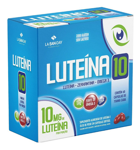 Luteína y zeaxantina Omega 3, 60 cápsulas, salud ocular, sabor sin sabor