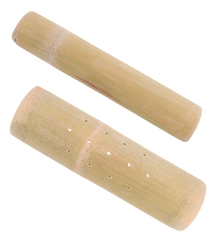 2 Piezas De Bambú Coreano Con Cuello De Almohada Madera En