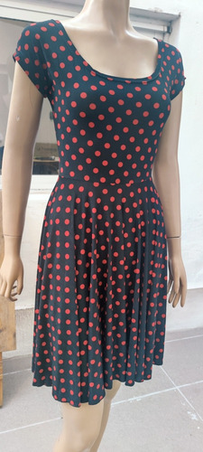 Imagen 3 de 10 de Vestido Pin Up Plato Seda Fría Todos Los Talles