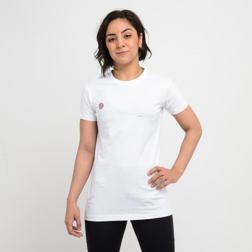 Polera Mujer Team Chile Blanca