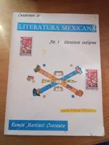 Comprar Cuadernos De Literatura Mexicana No. 1 \u002F Literatura Indígena