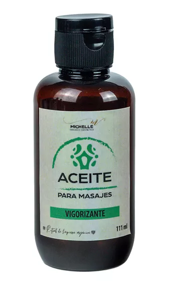 Aceite Para Masaje Vigorizante 111ml Michelle Organic