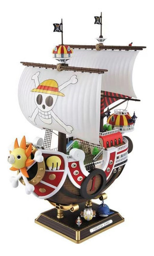 Fwefww One Piece Thousand Sunny Boat Acción Figura Modelo