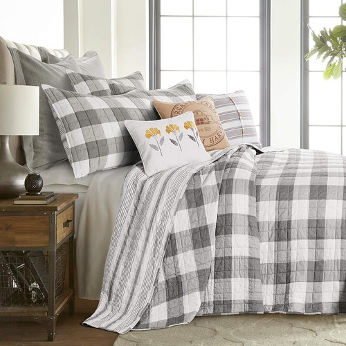 Levtex - Camden Bedset - Colcha Queen (110 X 118 In.) + Dos 