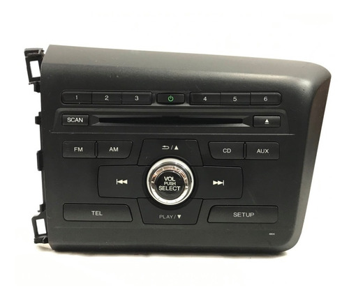 Radio Painel Multimídia Cd Player Honda Civic Ps19326