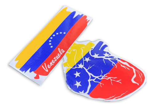 Calcomanias Bandera Venezuela + Obsequio 