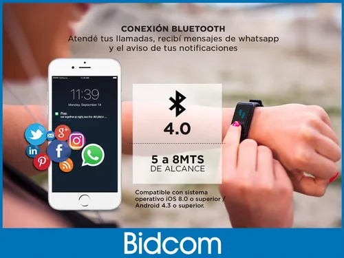 Smartband gadnic sw22 bluetooth sale