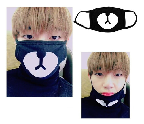 Tapaboca Bts + Pulsera De Silicona Bts Bts K-pop