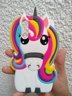 Funda Compatible Hua P20 Silicon 3d Unicornio