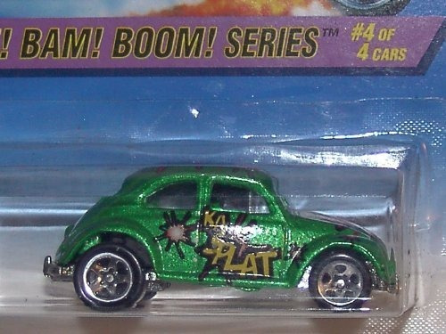 1997 Hot Wheels Biff Bam Boom Serie 44 Vw Bug 5 Spoke No Rue