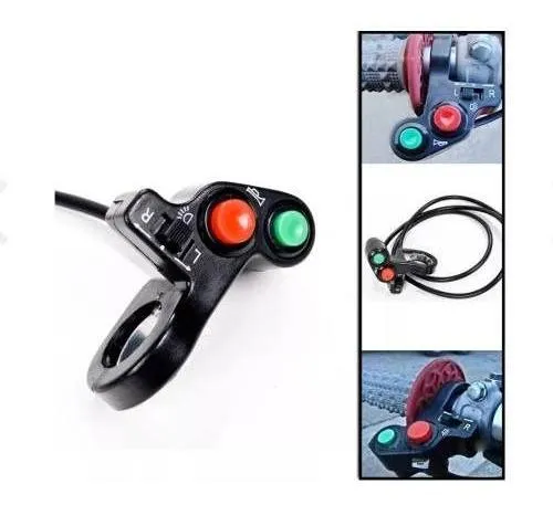 comprar Switch Boton Pare Giro Bocina Moto Manubrio Cuatri Caferacer