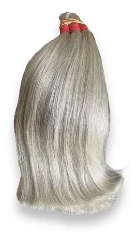 Cabelo Humano Vietnamita Loiro Mesclado 55cm-100g Mega Hair