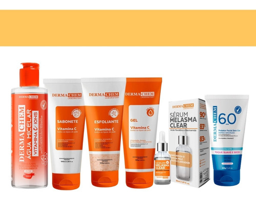 Kit Skincare Vitamina C Anti-idade Clareador Dermachem