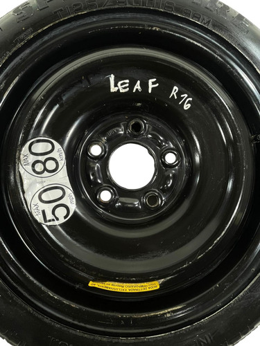 Roda Estepe Fino Nissan Leaf 2022 ( 125/90 R16 ) (Usado)