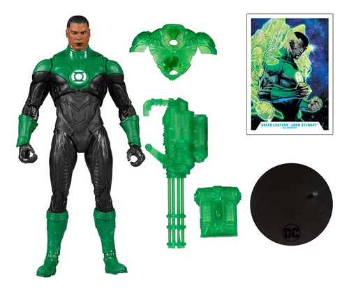 Maqueta De Muñecos Mcfarlane Green Lantern De John Stewart