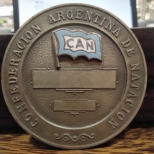 Antigua Medalla Confederación Argentina De Natación Campeón