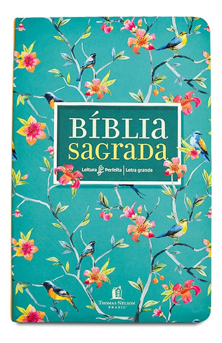 Bíblia NVI, Couro Soft, Flores, Letra Grande, Leitura Perfeita, de Vários autores. Vida Melhor Editora S.A, capa mole em português, 2018