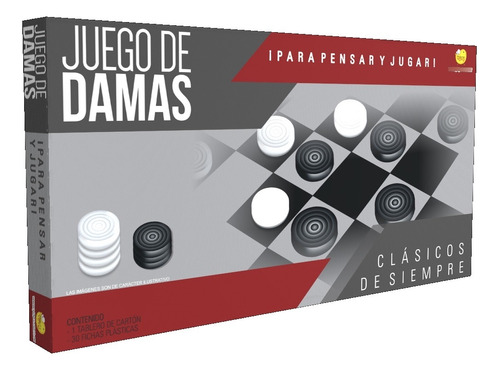 Damas Linea Premium Juego De Mesa Yuyu Toys