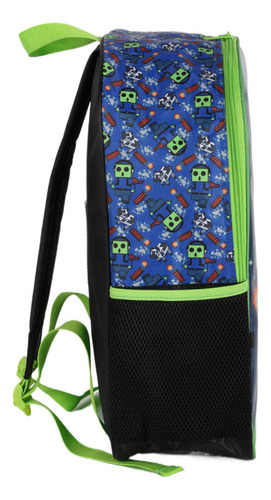 Mochila De Costas Escolar Meta Saurs Luxcel Is40991up Cor Azul