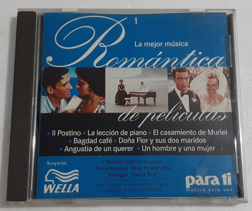 La Mejor Musica Romantica De Peliculas P.echarri Cd Origin 