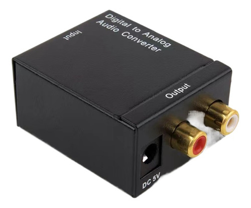 Conversor De Audio Óptico Digital Coaxial Rca Analógico