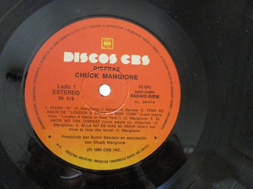 Chuck Mangione - Disfraz (columbia 20.640)
