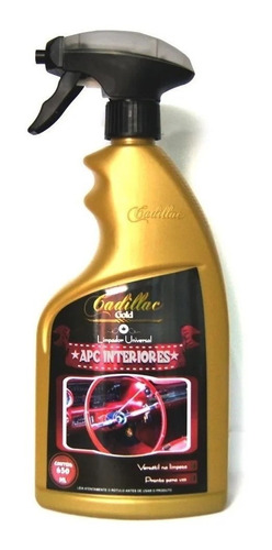 Apc Interiores Cadillac 650ml Spray Limpa Plásticos E Couros