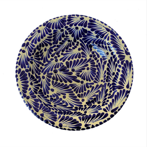 4 Plato Sopero De Talavera 20 Cm Diseños Exclusivos E/gratis