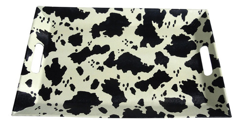Bandeja De Diseño Animal Print Vaca. 50x33 Cm