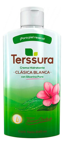  Crema Corporal Terssura Hidratante Con Glicerina 240 Ml