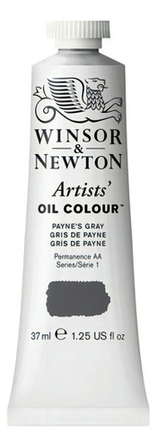 Pintura Oleo Winsor & Newton Artist 37ml S-1 Color A Escoger Color Gris S-1 No 465