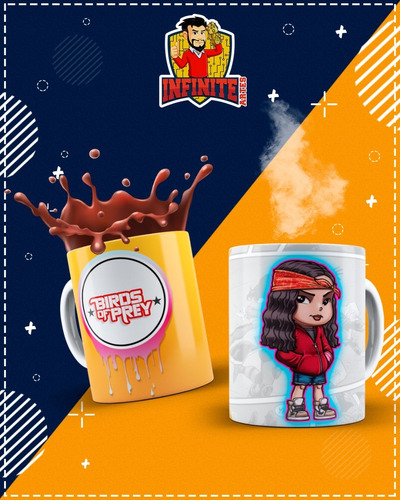 Imagem 4 de 5 de Canecas Personalizadas Aves De Rapina !!!!
